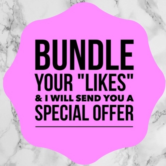 Other - Bundle your Likes for private offer! Other - Bundle your Likes for private offer!